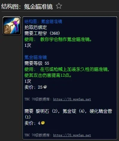 魔兽世界氪金瞄准镜图纸获取途径详解