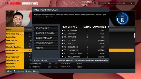 NBA 2K22替补球员上场攻略：管理界面操作步骤详解