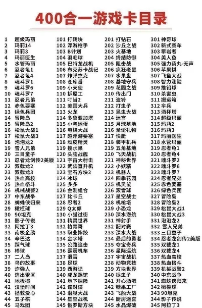 黑白游戏机游戏排行榜-黑白游戏机经典排行