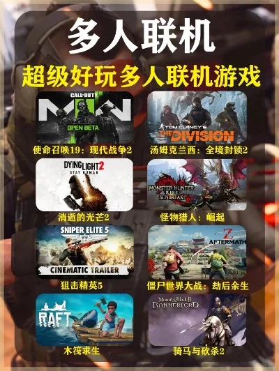 生存游戏排行榜联机版-联机生存游戏推荐