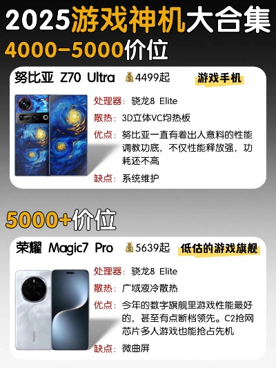 不太推荐的游戏手机排行榜-避坑不推荐游戏手机