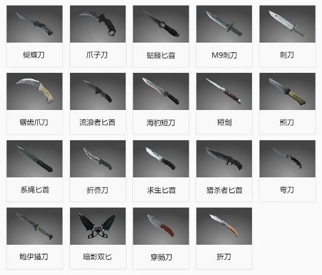 CSGO有哪些经典刀具,如何选择最适合的刀