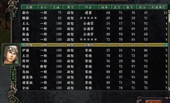 三国志9登庸技巧