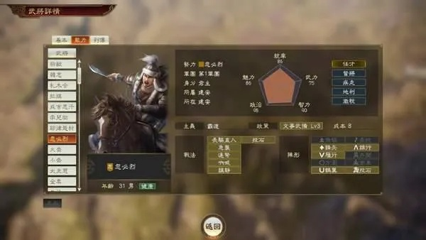 三国志14全武将数据：那些藏在数字里的英雄气