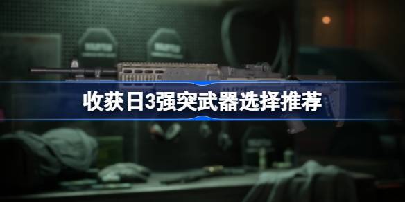 收获日3强突武器怎么选？全面解析强突武器选择技巧
