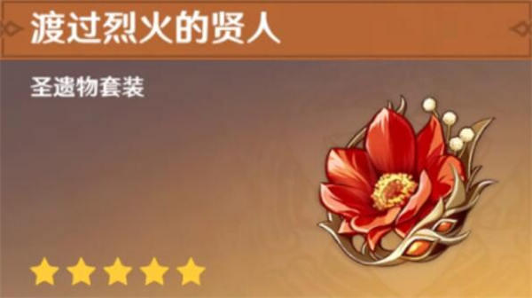 圣遗物【渡过烈火的贤人】的最佳角色搭配推荐