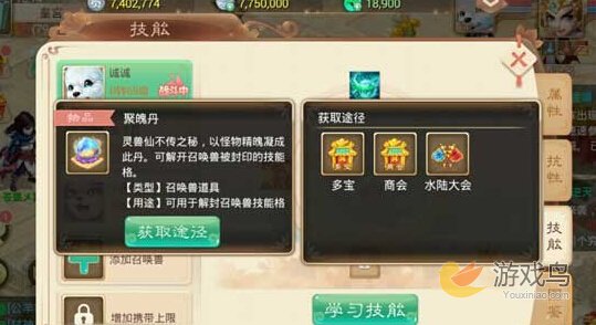 手游聚魄丹：解锁宠物技能格的关键与获取攻略