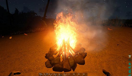 方舟生存进化新手快速获取食物攻略：浆果、烤肉与钓鱼技巧