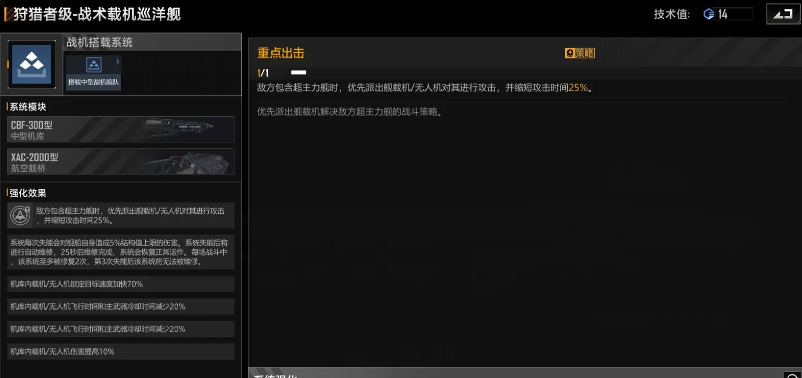 狩猎者级巡洋舰的玩法心得