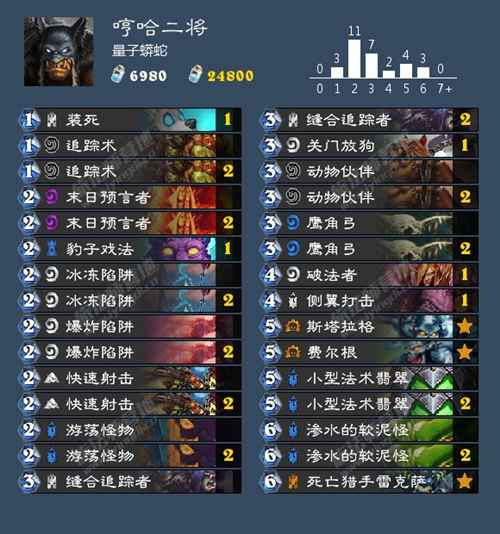 炉石传说哼哈二将猎的奇妙玩法