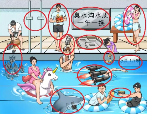 疯狂梗传黑心游泳馆通关攻略：细心观察揭露价格秘密