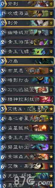 炉石传说双神青玉贼卡组深度解析：核心优势与实战技巧