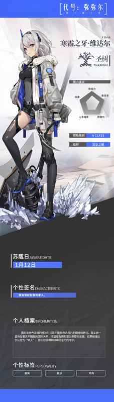 深空之眼寒霜之牙维达尔技能深度解析与玩法指南