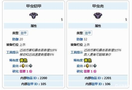 泰拉瑞亚甲虫套合成全攻略