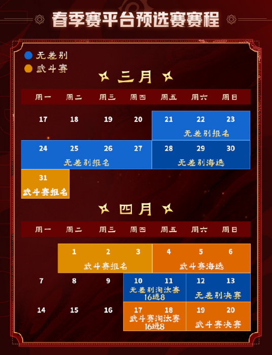 火影忍者手游春季赛资格赛赛程时间表及晋级规则深度解析