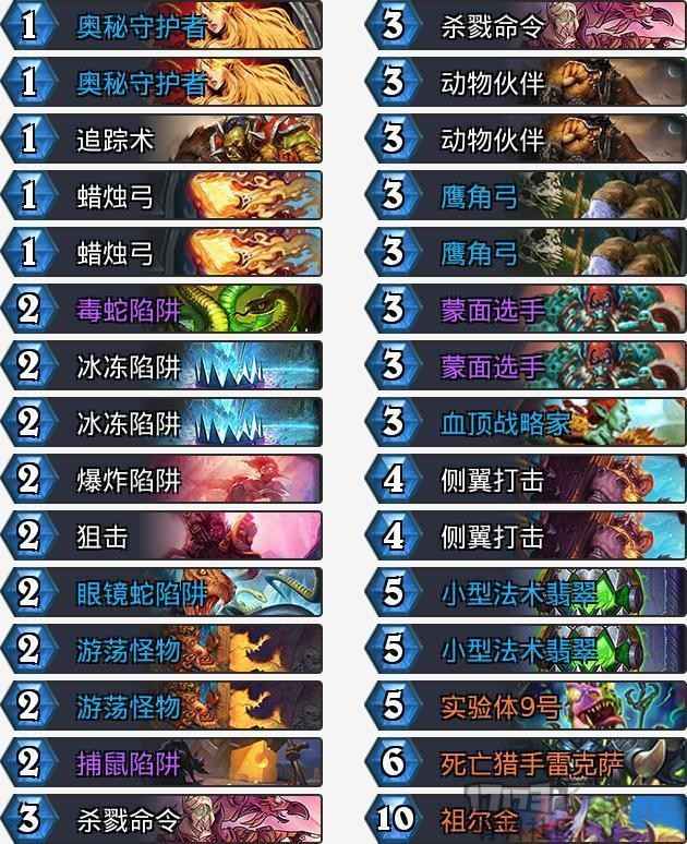 炉石传说暗月马戏团奥秘猎卡组玩法攻略