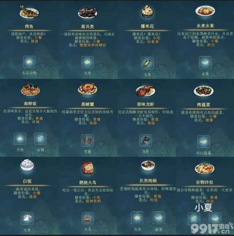 灵魂摆渡人：各灵魂的初始地点与最爱食物全解析