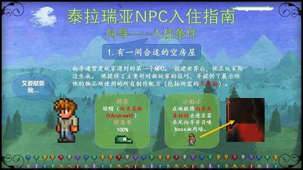 泰拉瑞亚NPC入住条件详解：打造完美家园的必备指南