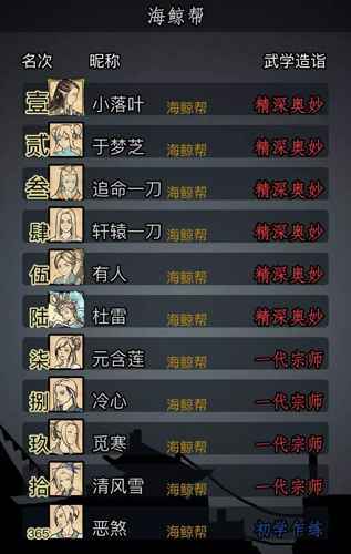 海鲸帮加入条件：前置武功技能详解