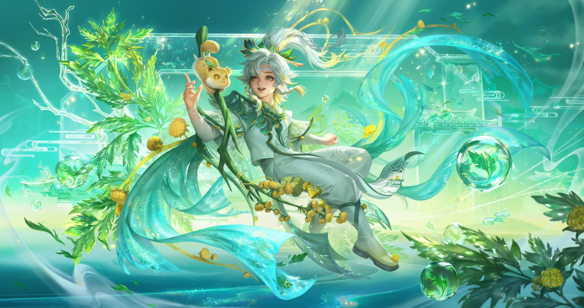 王者荣耀九周年限定皮肤：桑启-鸣野蒿，国风特效惊艳亮相