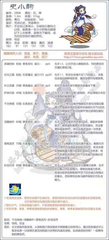 洛克王国史小韵技能全解析：配招、性格及特点深度解读