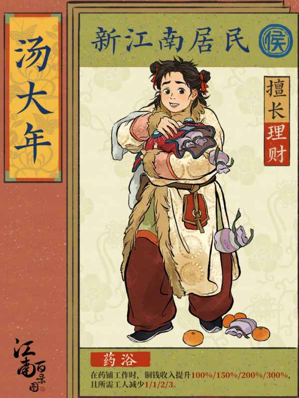 汤大年：江南百景图中那个爱捣蛋又招人爱的温泉小能手