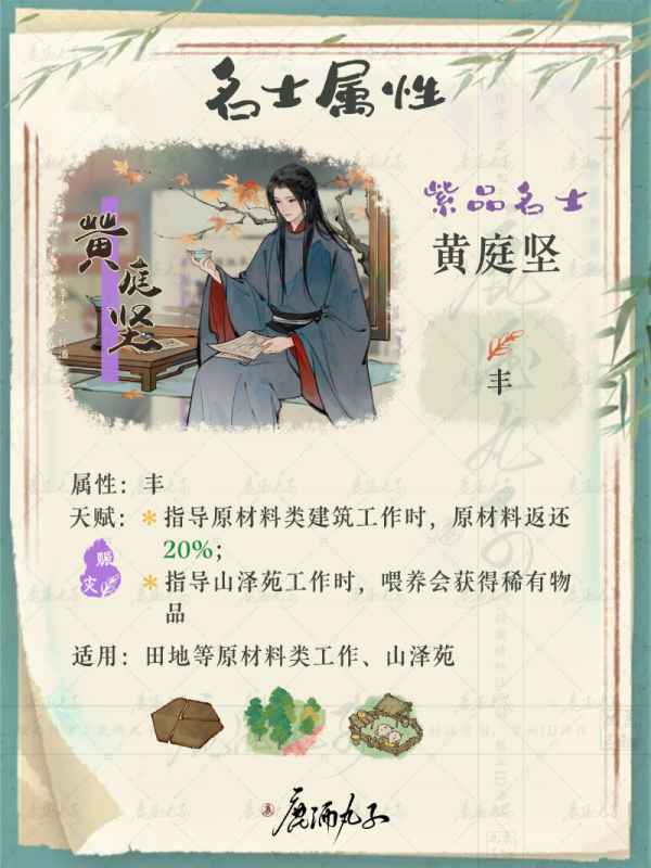 淡墨水云乡名士玩法全解析：属性、天赋与互动策略