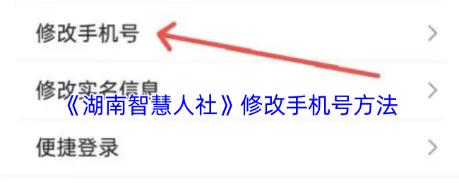 湖南智慧人社换手机号全攻略