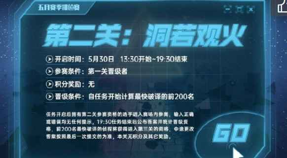 犯罪大师五月赛季排位赛全攻略：规则、玩法与晋级指南