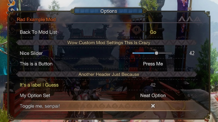 怪物猎人物语mod菜单完全攻略