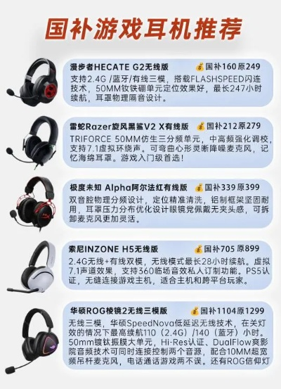 游戏耳机怎么选？2025年十大国产品牌避坑指南